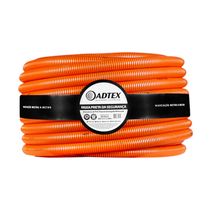 Eletroduto Duto Corrugado Flexível PVC Laranja 1/2" 20mm 000404 Adtex
