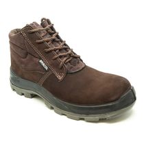 Botina Nobuck Cadarço Biqueira Composite Marrom 42 4031Baan1600Ll Bracol