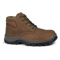 Botina Nobuck Cadarço Biqueira Composite Marrom 40 4031Baan1600Ll Bracol