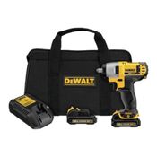 Chave De Impacto 3/8" 10Mm 12V Max Li Ion 130Nm 2 Baterias 1.3Ah Carregador Bivolt e Bolsa DCF813S2BR Dewalt