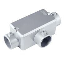 Condulete Alumínio T 1.1/2" BSP Cinza Com Tampa Sem Vedação 56106305 Tramontina