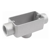 Condulete Aluminio TB 1" BSP Cinza Sem Tampa 56108303 Tramontina