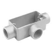 Condulete Alumínio T 1" BSP Cinza Sem Tampa Sem Vedação 56106303 Tramontina