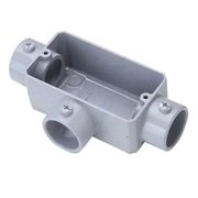 Condulete Alumínio T 1" BSP Cinza Sem Tampa Sem Vedação 56106003 Tramontina