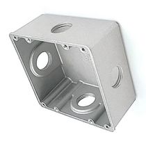 Caixa Passagem Piso Alumínio 1" Bsp 4x4" Baixa - 56120023 - TRAMONTINA