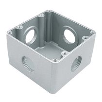 Caixa Passagem Piso Alumínio 1/2 " BSP 4x4" Alta - 56120001 - TRAMONTINA