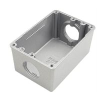 Caixa Passagem Piso Alumínio 1/2 " Bsp 4x2" Baixa - 56120011 - TRAMONTINA