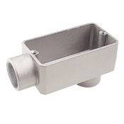 Condulete Alumínio LB 2.1/2" Sem Rosca Com Tampa Com Vedação Sem Pintura 56103317 Tramontina
