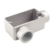 Condulete Alumínio LR 2.1/2" Sem Rosca Com Tampa Com Vedação Sem Pintura 56105317 Tramontina