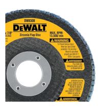 Disco Flap Fibra Cônico 4 1/2"X7/8" Z 60 DW8308BR Dewalt