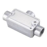 Condulete Aluminio TB 1.1/2" Sem Rosca Cinza Com Tampa 56108095 Tramontina