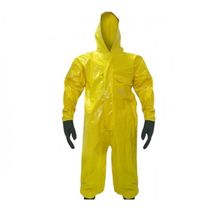 Macacão Trevira Amarelo Com Capuz Com Ziper/Botão Pressão Com Luvas Com Botas N.41 M - 1202 - BRASCAMP - CA 28445