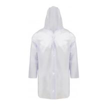 Capa Impermeável Laminado 013 Incolor com Capuz Botão - Tamanho G - LAMINADO013 - 28450  - Brascamp