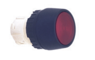 Sinaleiro Redondo Plástico Vermelho 22Mm 125V Led