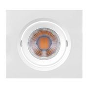 Luminaria Led Quadrado Embutir Branco 100-240V 2700K 1X 3W 435724 Brilia