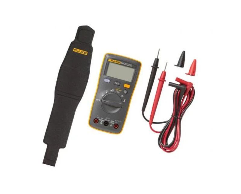 Multímetro Digital Portátil Fluke 107 600V 10A | Dimensional - Imagem dos itens do produto