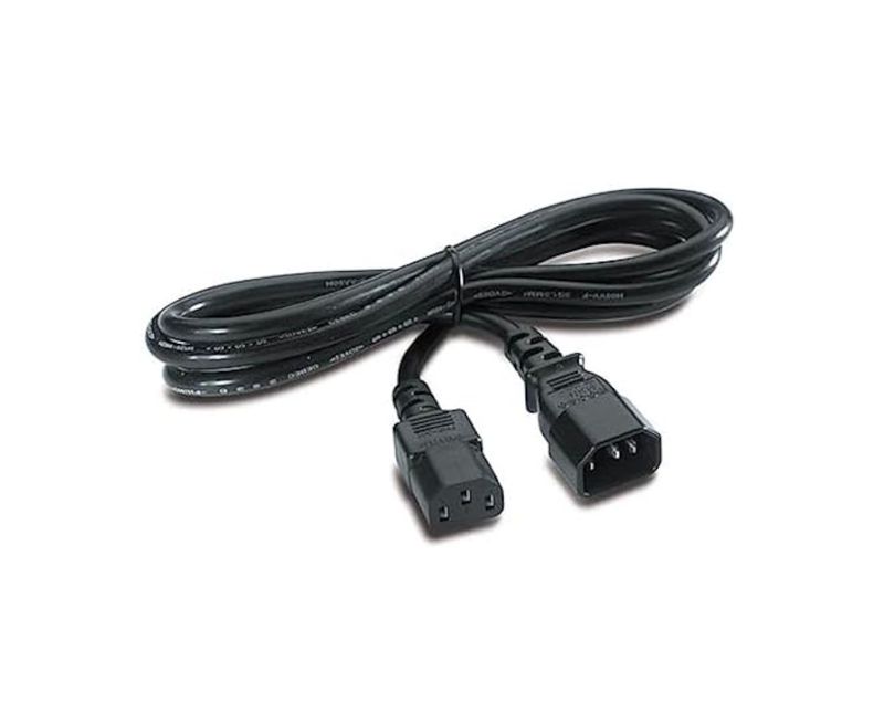 Cabo Alimentação C13 Para C14 250V 10A 2,5 Metros AP9870 APC | Dimensional - Imagem ampliada do produto.