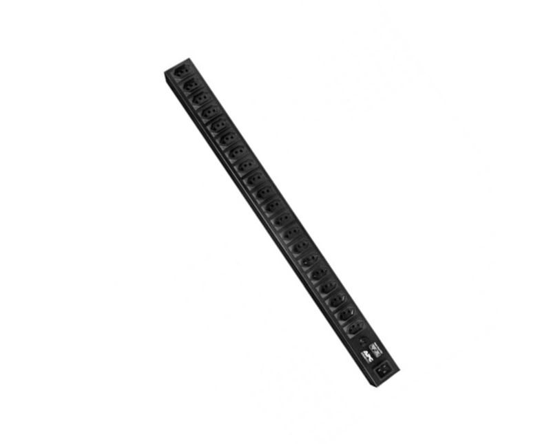 Rack Pdu 1u 16a Bivolt 20x 14136 Preto AP0001BR APC - Imagem ilustrativa - Posição diagonal