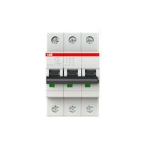 Disjuntor Mini Tripolar 3A 400/440VCA K 10KA S200 S203K03 Abb