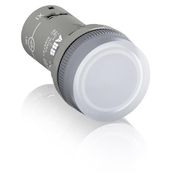 Sinaleiro Redondo Plast Branco 22Mm 220Vcc Led PILOTLIGHTCL2520C220VDC ABB