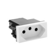 Modulo Tomada 1 Mod Branco 2P+T 20A 250V Zenit TMDA2PT20A21362BLZNT ABB