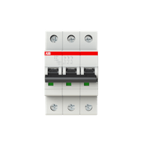 Disjuntor Mini Tripolar 4A 400/440VCA C 10KA S200 S203C4 Abb