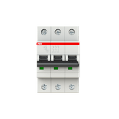 Disjuntor Mini Tripolar 16A 230/400V Curv B 10Ka S200 S203B16 ABB