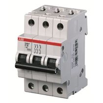 Disjuntor Mini Tripolar 50A 400/440VCA B 10KA S200 S203B50 Abb