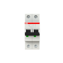 Disjuntor Mini Bipolar 6A 440VCA C 15KA S200M S202Mc6 Abb