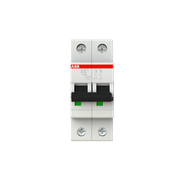 Disjuntor Mini Bipolar 25A 230/400V Curv B 10Ka S200 S202MB25 ABB
