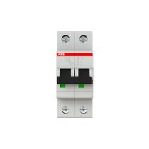 Disjuntor Mini Bipolar 50A 440VCA C 15KA S200M S202Mc50 Abb