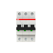 Disjuntor Mini Tripolar 16A 440VCA B 15KA S200M S203Mb16 Abb