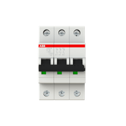 Disjuntor Mini Tripolar 20A 230/400V Curv C 15Ka S200 S203MC20 ABB