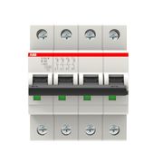 Disjuntor Mini 4P 50A 230/400V Curv B 15Ka S200M S204MB50 ABB