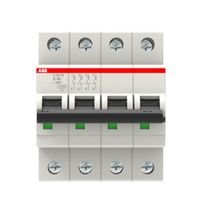 Disjuntor Mini Tetrapolar 50A 440VCA B 15KA S200M S204Mb50 Abb