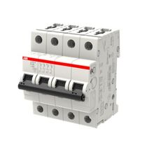 Disjuntor Mini Tetrapolar 50A 440VCA B 15KA S200M S204Mb50 Abb