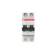 Disjuntor Mini Bipolar 80A 230/400V Curv B 6Ka S202 S202B80 ABB