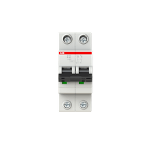 Disjuntor Mini Bipolar 80A 400/440VCA B 10KA S200 S202B80 Abb