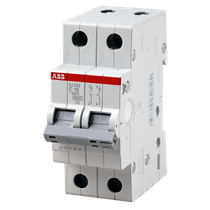 Disjuntor Mini Bipolar 10A 400VCA C 6KA Sj200 Sj202C10 Abb