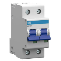 Disjuntor Mini Bipolar 63A 400VCA/250VCC C 10KA Mdwh Mdwhc632 Weg
