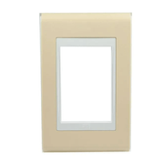 Placa Encaixe 3 Postos 4X2 Ar/Br Refinatto 13977924 Weg