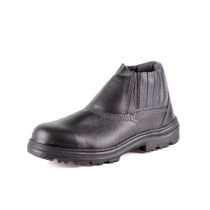Botina Vaqueta Elástico Biqueira Aço Preta 39 6034Hesb2404Rb Fujiwara