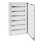 Quadro Distribuição Branco Embutir 48 Disjuntor 400X500X90mm Com Barramento PLA0316E Steck