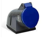 Tomada Sobrepor 4 Polos + Terra 32A 220V Azul 9H IP44 SN5209 Steck