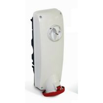 Tomada Embutir Fêmea 3 Polos + Terra 63A 415V Vermelho IP67 Quasar QUA4546B Steck