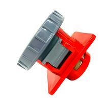 Tomada Embutir Fêmea 3 Polos + Terra 63A 460V Vermelho IP67 Com Tampa S45411W Steck