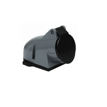 Tomada Sobrepor Fêmea 3 Polos + Neutro + Terra 32A 600/690V Preto IP44 S5205 Steck