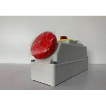 Tomada Sobrepor Fêmea 2 Polos + Terra 63A 440V Vermelho 9H Com Bloqueio Mecânico IP67 Com Tampa Surelock S3509DDR Steck