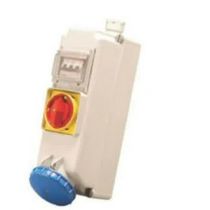 Tomada Sobrepor Fêmea 3 Polos + Terra 63A 200/250V Azul 9H Bloqueio  S4509DDJ Steck