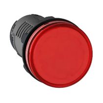 Sinaleiro Redondo Plástico Vermelho 16Mm 12V Led LM022CLED1312VCC Ace Schmersal